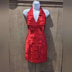 Bebe res halter dress - xxs
